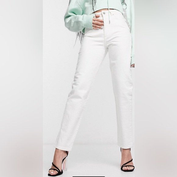 Fiorucci Angels white/cream jeans, size 25 - Picture 6 of 7